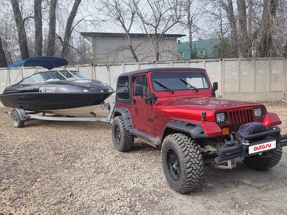1993 Jeep Wrangler I (YJ), красный, 2100000 рублей - вид 5