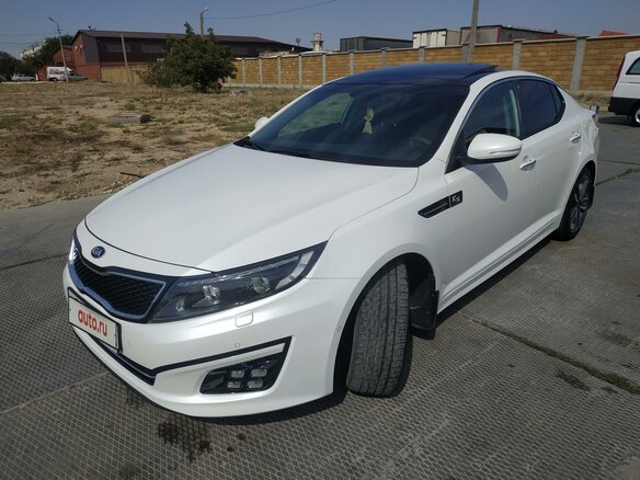 2015 Kia Optima III Рестайлинг, белый, 1860000 рублей - вид 1