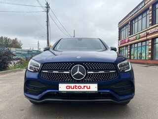 2019 Mercedes-Benz GLC Coupe 300 d I (C253) Рестайлинг, синий, 3500000 рублей, вид 4