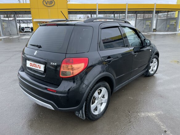 2010 Suzuki SX4 I (Classic) Рестайлинг, чёрный, 1100000 рублей - вид 4