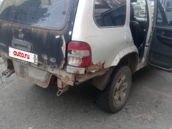 2003 Kia Sportage Grand I, серый, 150000 рублей - вид 3