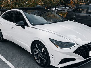 2020 Hyundai Sonata VIII (DN8), белый, 3300000 рублей, вид 2