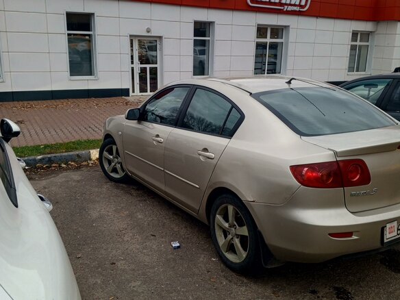 2004 Mazda 3 I (BK), серый, 450000 рублей - вид 6