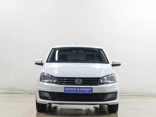 2015 Volkswagen Polo V Рестайлинг, белый, 799000 рублей, вид 2