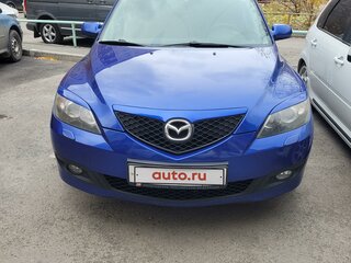 2008 Mazda 3 I (BK) Рестайлинг, синий, 650000 рублей, вид 1