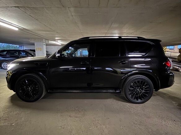 2019 Infiniti QX80 I Рестайлинг 2, чёрный, 7900000 рублей - вид 11