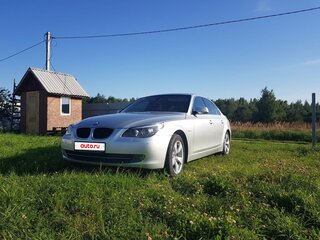 2007 BMW 5 серии 520i V (E60/E61) Рестайлинг, серый, 980000 рублей, вид 2