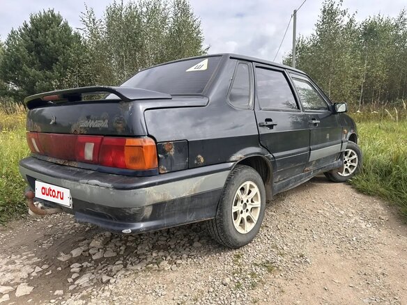2007 Lada (ВАЗ) 2115, серый, 87000 рублей - вид 6