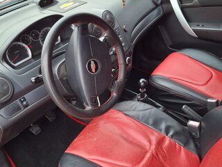 2008 Chevrolet Aveo I Рестайлинг, красный, 380000 рублей, вид 4
