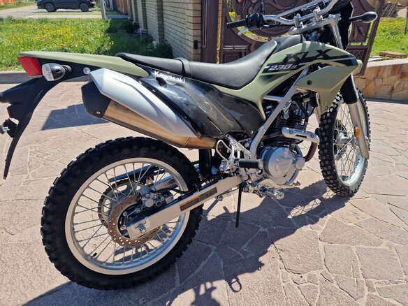 2021 Kawasaki KLX 230, зелёный, 550000 рублей - вид 2