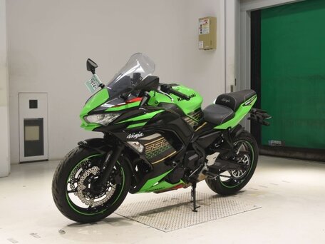 2020 Kawasaki Ninja 650, зелёный, 500000 рублей, вид 4