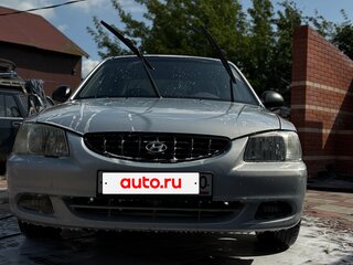 2008 Hyundai Accent ТагАЗ II, серебристый, 370000 рублей, вид 3