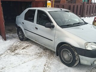 2007 Renault Logan I, серебристый, 350000 рублей, вид 3
