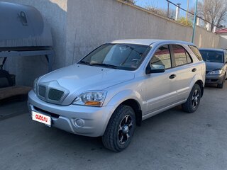 2008 Kia Sorento I Рестайлинг, серебристый, 850000 рублей, вид 1