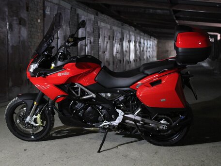2015 Aprilia ETV 1200 Caponord, красный, 900000 рублей, вид 1