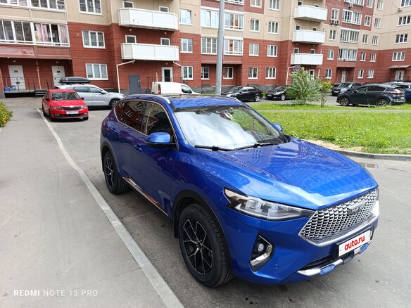 2020 Haval F7 I, синий - вид 3