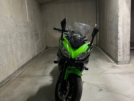 2018 Kawasaki Ninja 650, зелёный, 730000 рублей, вид 2