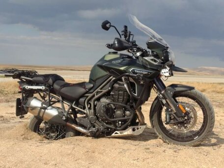 2016 Triumph Tiger Explorer, зелёный, 1500000 рублей, вид 2