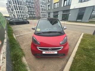 2012 Smart Fortwo II, красный, 600000 рублей, вид 2