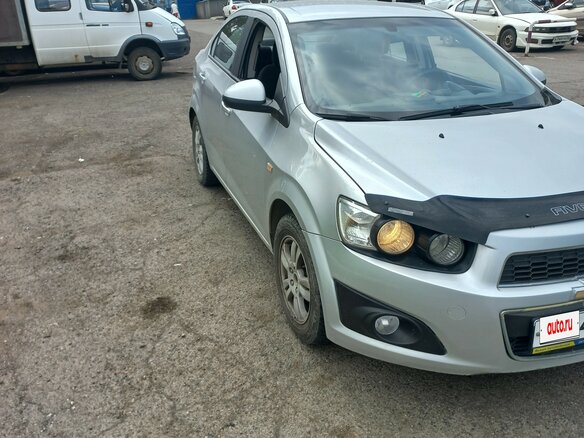 2014 Chevrolet Aveo II, серебристый, 669000 рублей - вид 7