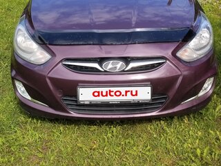 2012 Hyundai Solaris I, фиолетовый, 570000 рублей, вид 3