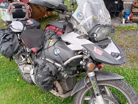 2008 BMW R 1200 GS Adventure, красный, 700000 рублей, вид 1