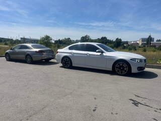 2014 BMW 5 серии 520i VI (F10/F11/F07) Рестайлинг, белый, 2050000 рублей, вид 3