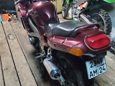1997 Kawasaki ZZR 400, красный, 160000 рублей, вид 2