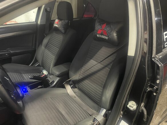 2013 Mitsubishi Lancer X Рестайлинг, чёрный, 1100000 рублей - вид 7