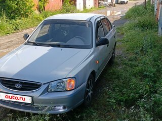 2009 Hyundai Accent ТагАЗ II, серебристый, 380000 рублей, вид 1