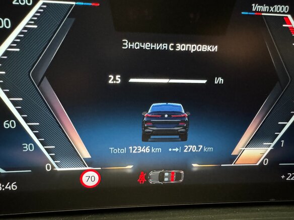 2023 BMW X6 40i III (G06) Рестайлинг, синий, 18600000 рублей - вид 14