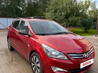 2015 Hyundai Solaris I Рестайлинг, красный, 1070000 рублей, вид 3