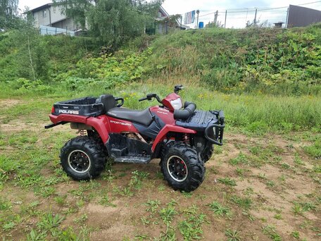 2006 Polaris Sportsman 500, красный, 380000 рублей, вид 3
