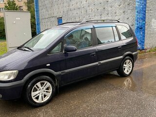 2003 Opel Zafira A Рестайлинг, синий, 400000 рублей, вид 3