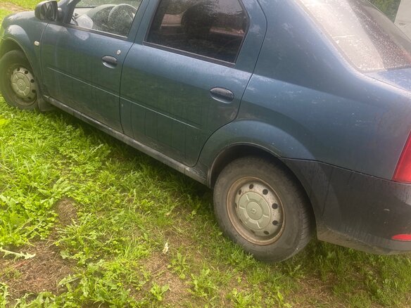 2011 Renault Logan I Рестайлинг, синий, 450000 рублей - вид 2