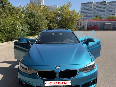 2020 BMW 4 серии Gran Coupe 425i F32/F33/F36 Рестайлинг, голубой, 3590000 рублей, вид 4