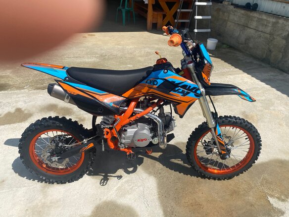 2023 Kayo Evolution YX125EM, оранжевый, 88000 рублей