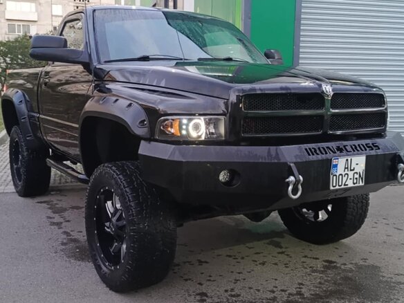 1997 Dodge RAM II (BR/BE), чёрный, 1675200 рублей - вид 6