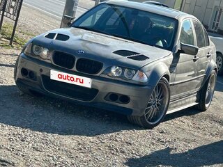 2002 BMW 3 серии 320i IV (E46) Рестайлинг, серебристый, 1000000 рублей, вид 3