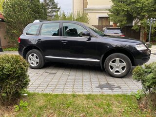 2006 Volkswagen Touareg I, чёрный, 1200000 рублей, вид 4