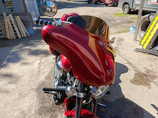 2002 Yamaha XV 1700 Warrior, пурпурный, 850000 рублей, вид 4