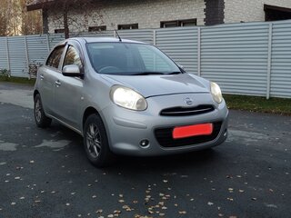 2010 Nissan March IV (K13), серебристый, 620000 рублей, вид 2