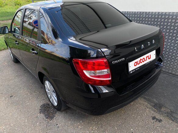 2023 Lada (ВАЗ) Granta I Рестайлинг, чёрный - вид 4