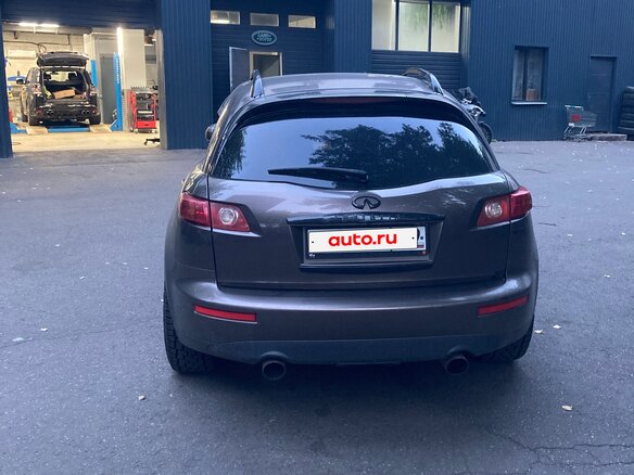 2008 Infiniti FX FX35 I (S50) Рестайлинг, коричневый - вид 2