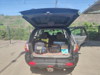 2001 Hyundai Santa Fe I, чёрный, 295000 рублей, вид 4