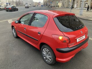 2006 Peugeot 206, красный, 310000 рублей, вид 3