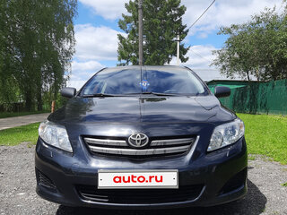 2008 Toyota Corolla X (E140, E150), чёрный, 750000 рублей, вид 2