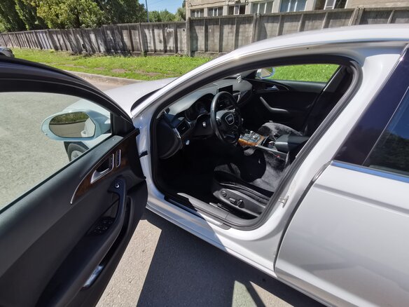 2013 Audi A6 IV (C7), белый - вид 7