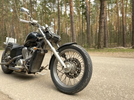 1996 Honda Steed 400, чёрный, 200000 рублей, вид 3