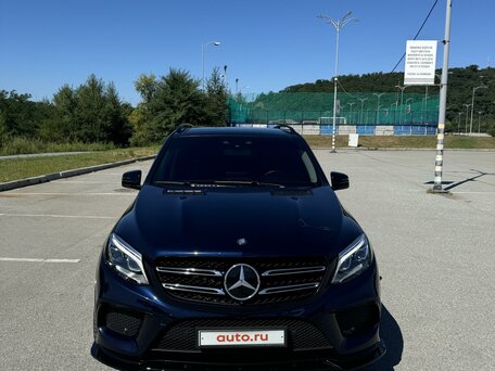 2015 Mercedes-Benz GLE 400 I (W166), синий, 3600000 рублей, вид 3